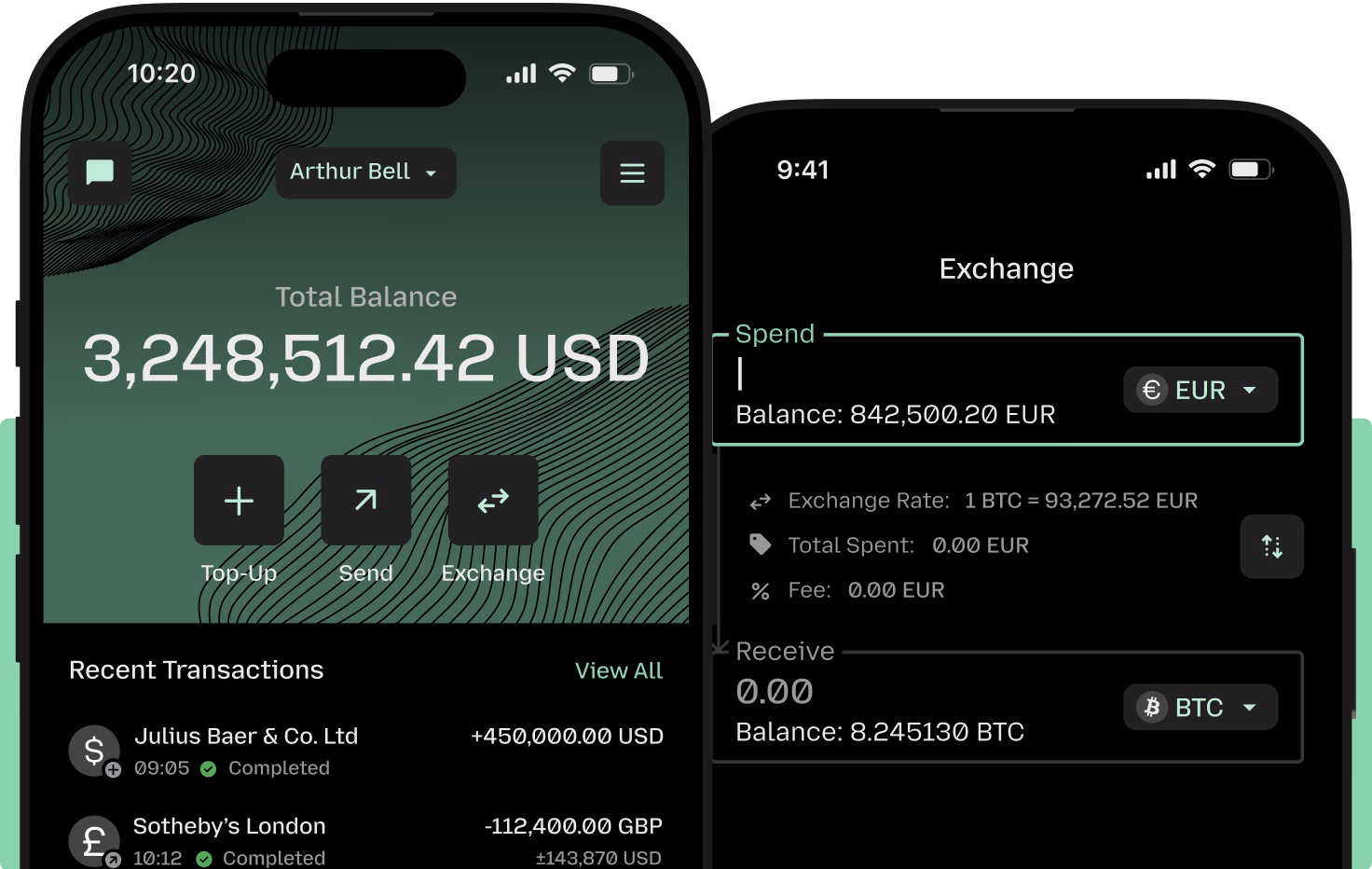 TXG mobile app preview